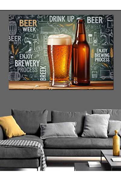 KanvasSepeti Tablou din lemn Pictură în ulei de înaltă calitate texturat Canv...