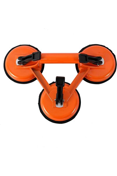 Lawazim كأس شفط زجاجي من الألومنيوم - رافعة زجاج متينة بسعة 3 أكواب