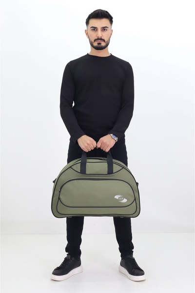 Probag Geantă sport și călătorie kaki – Geantă de antrenament cu compartiment...