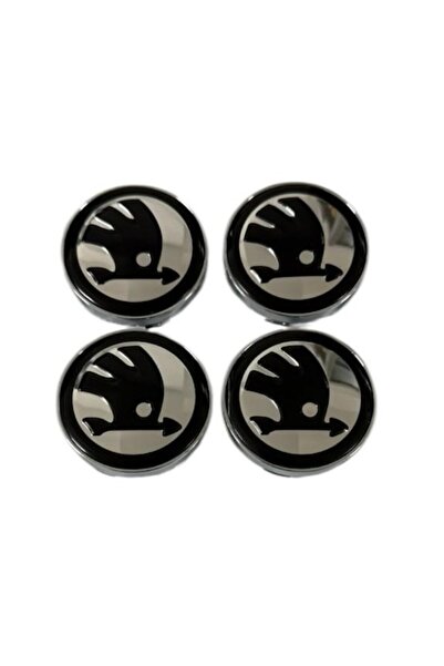 MAF Set de 4 capace de jantă 60 mm pentru jante din aliaj Skoda