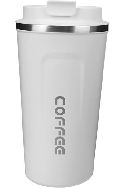 Arabest Double-layer leak-proof thermos bottle suitable for travel office school party camping (white)