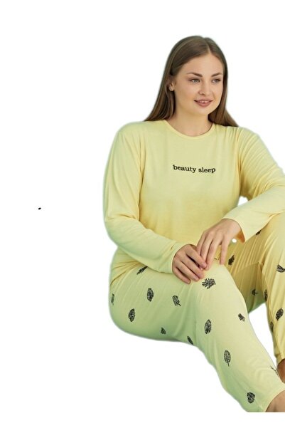 bipamuk Linay Collection Women's Plus Size Pajama Set Soft Textured Comfortable