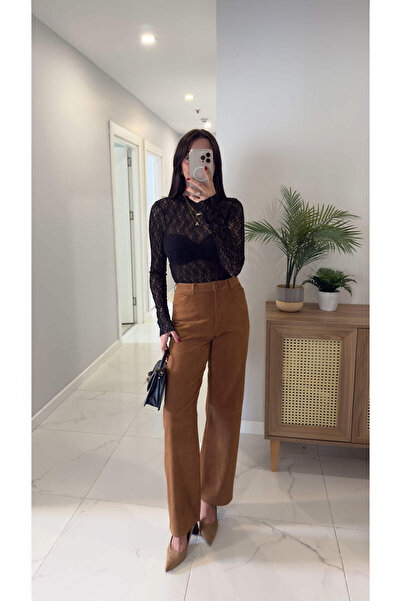 BİRCANÇİL Παντελόνι Tetra Camel Suede