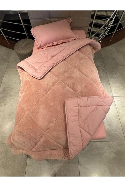 Violacasa Welsoft Ruffled Single Sleeping Set Private 100% Cotton