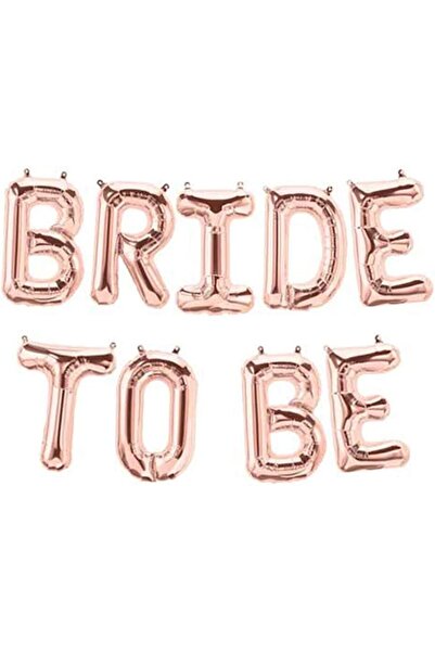 baloanepetrecere.ro Baloane BRIDE BE Folie Rose Gold BRIDE BE - 340x40 cm