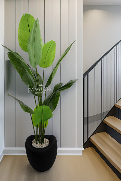 Yapay Çiçek Deposu Yapay Ağaç Dinazor Yumurtası Saksıda 12 Yapraklı Starliçe ...