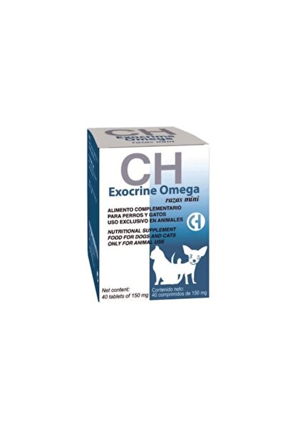 Pharma Exocrine Omega mini - Nutritional supplement for dogs and cats, 40 tablets