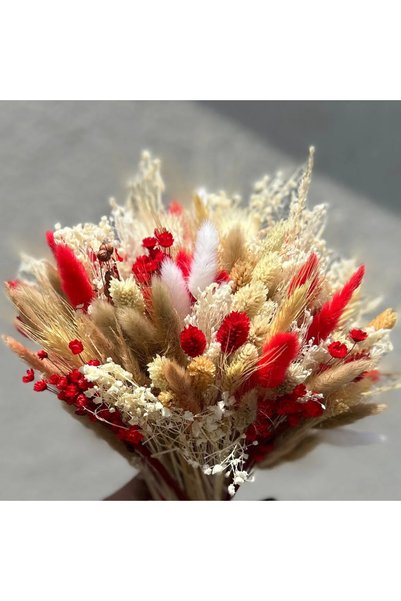 Eventistore Buchet de flori uscate Recoltă Roșie