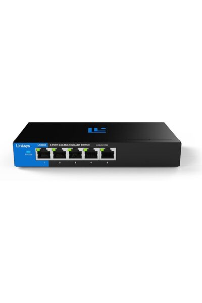 Linksys 5-Port 2.5G Multi-Gig Unmanaged Switch (Fanless, Metal)