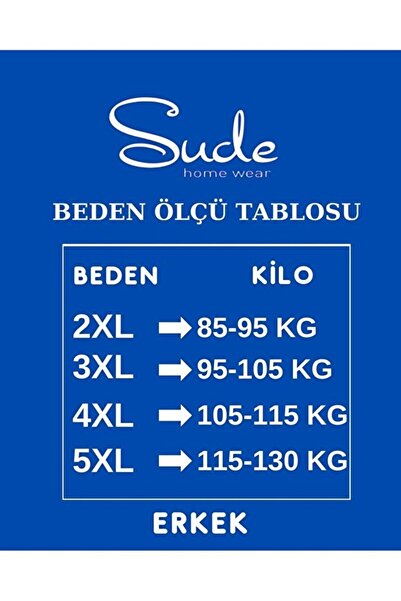 Sude HOMEWEAR Men's Plus Size Pajamas