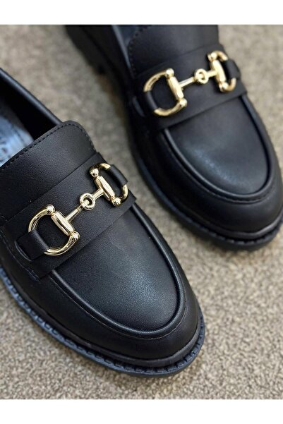 Zuum Solet moccasin women's shoes - black leather