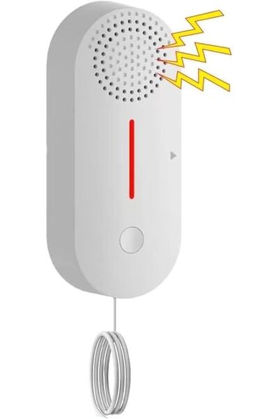 UanTii مستشعر تسرب المياه الذكي مع إنذار صوتي (Tuya WiFi)