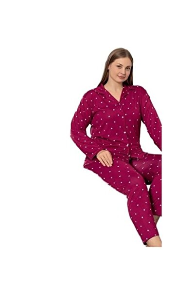 bipamuk Linay Collection Women's Plus Size Pajama Set Soft Textured Comfortable