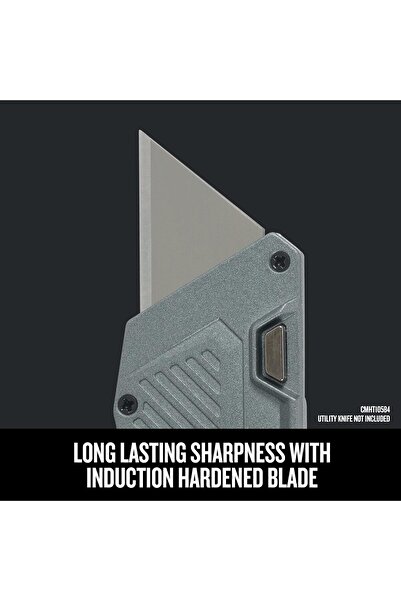 CraftSman Utility Knife Blades, 100 Pack, For Drywall, Leather, Rubber and More (CMHT11921A)