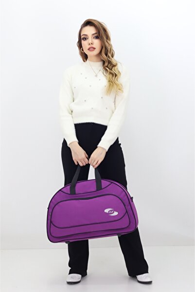 Probag Geantă mov pentru sport și călătorie – Geantă de antrenament cu compar...