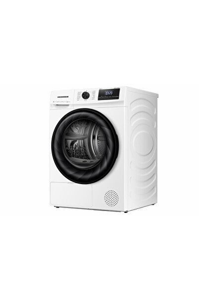 Heinner Dryer HHPD-H90FRA++, Heat Pump, 9 kg, 15 Programs, Class D, LED Display, Power AirFlow, Whit