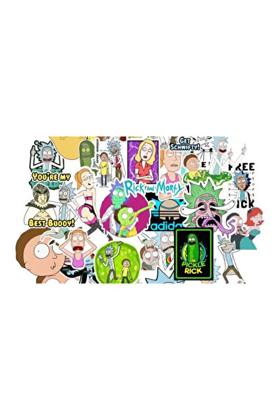 Orafol Set de 35 de autocolante Rick și Morty