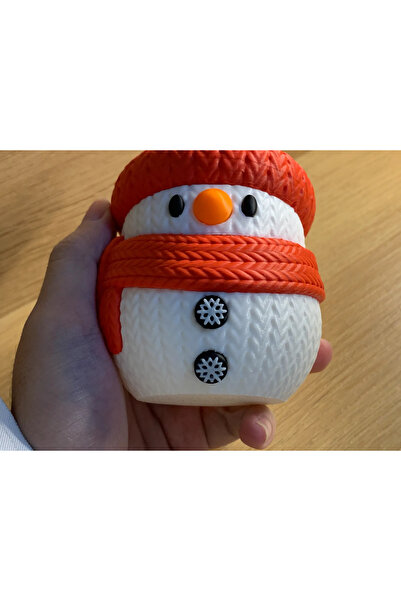 SZD Design Кольоровий плетений демонтований сніговик, новорічна прикраса, сти...