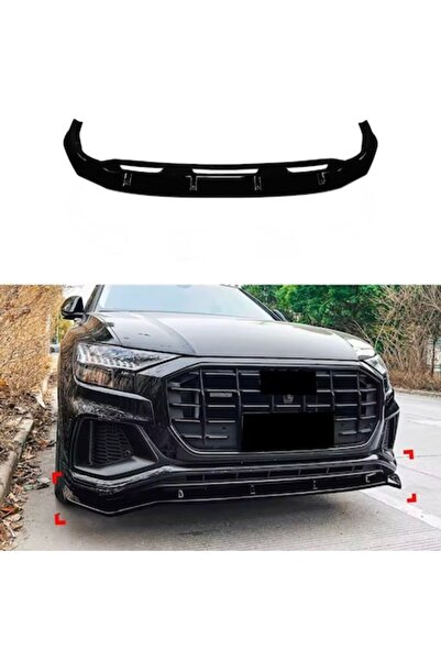 MAF Extensie Bara Față Compatibilă cu Audi Q8 S-Line (2018-2023) Negru