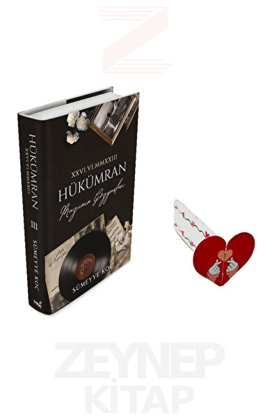 İndigo Kitap Hükümran 3 Mazinin Gözyaşları(KARTONKAPAK)Özel Tasarım Kalp Ayra...