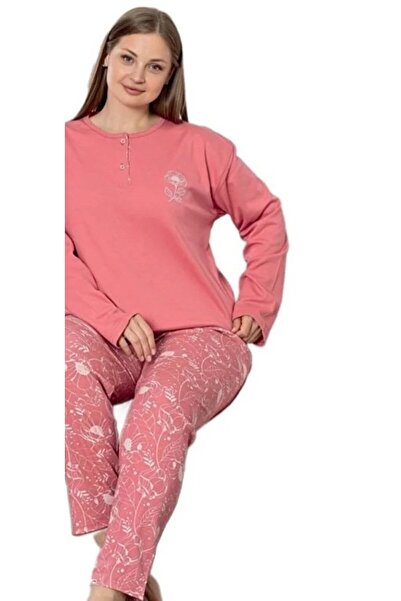 bipamuk Linay Collection Women's Plus Size Pajama Set Soft Textured Comfortable