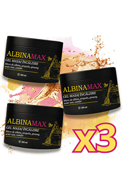 Ortofino Pachet 3x Gel Albina Max – joint pain