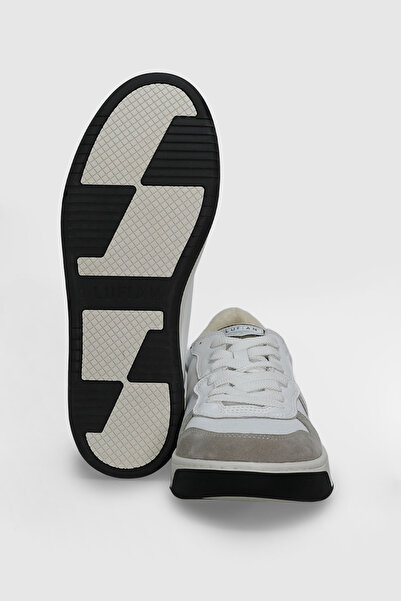 Lufian Jack Men's Leather Sneaker Shoes White