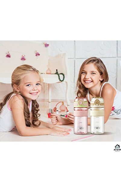 ATOM DEALS Tritan bottle 550ml ATOM DEALS® BPA Free, caramel beige, with leak-proof lid