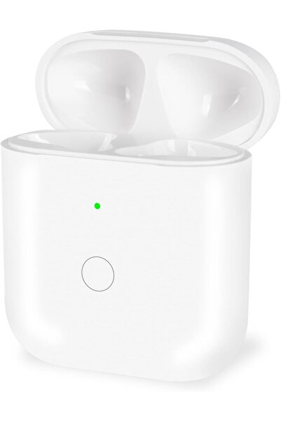 EXCEFORE حافظة شحن لاسلكية متوافقة مع AirPods الجيل الأول والثاني (الحافظة فقط)