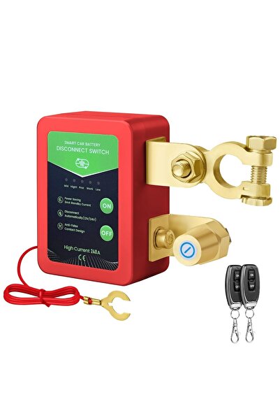 TERRIFI Remote Car Battery Kill Switch - Smart 12V Voltage Disconnect (No LED)