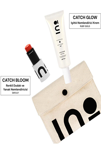 INO Beauty Catch Bloom Pocket Lip Cheek Stick Daylily + Catch Glow: Ruby Gold