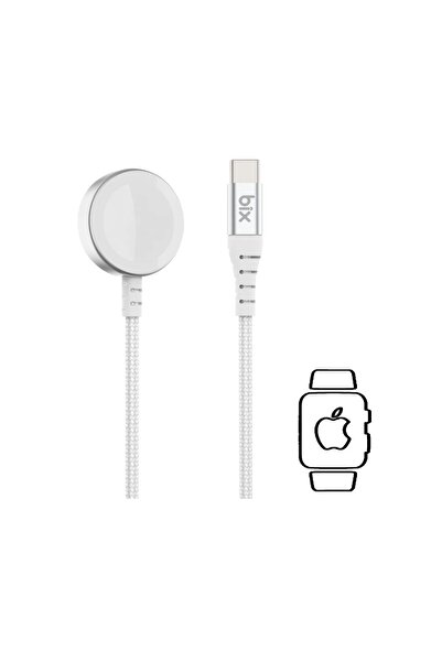 Bix BXAWC01 USB-C Apple Watch 1-9 ve Ultra 1-2 Uyumlu Manyetik Şarj Aleti 1 M...