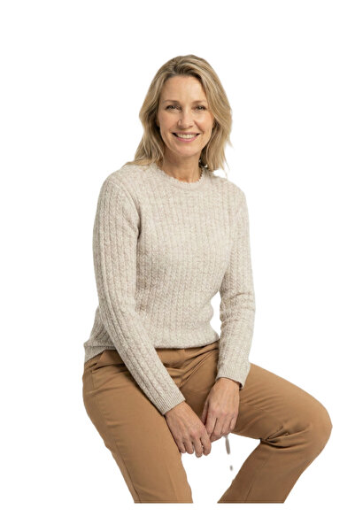 Oppland Women's Winter Knitwear Sweater Woolen Premium Soft Textured Modern Patterned