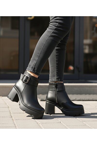 Registan Shoes ELİZABETH TORRES 9-11 CM PLATFORM TOPUKLU BOTLAR