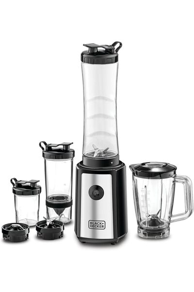 Generic BLACK+DECKER 300W 16-Piece 4-in-1 Personal Compact Sports Blender/Smoothie Maker - SBX300BCG-B5