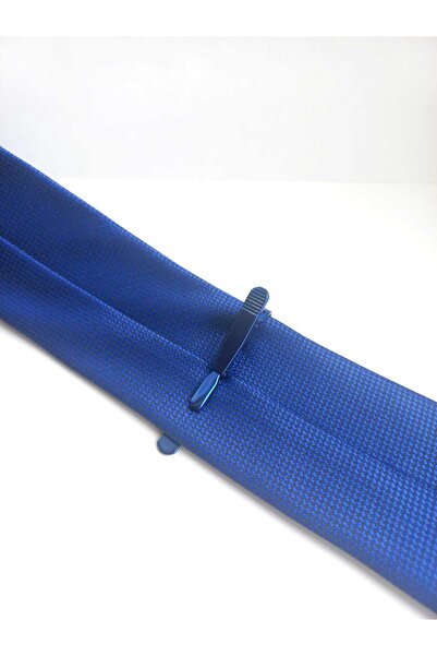 Kravatistan Blue Color Tie Clip- 5.5cm
