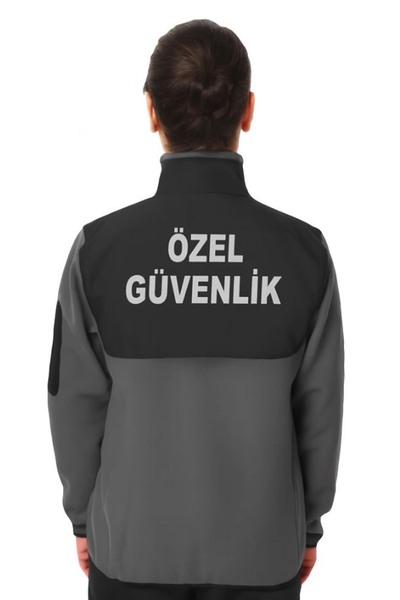 Netto İş Elbiseleri Special Safety Softshelli Polar Work Coat Women's Gray