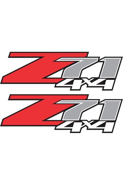 Emoda home Trove ملصقات Z71 4x4 لشيفروليه سيلفرادو (10.2 × 31.8 سم) لامعة بجا...