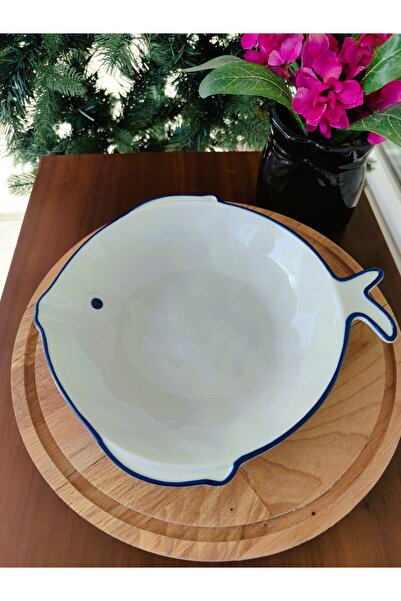 Madame Coco Marine 24 cm Deep Plate - 1 Piece