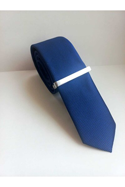 Kravatistan Silver Color Tie Clip- 5.5cm