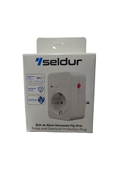 SELDUR Şok Akım korumalı fişli priz kalitesi ile