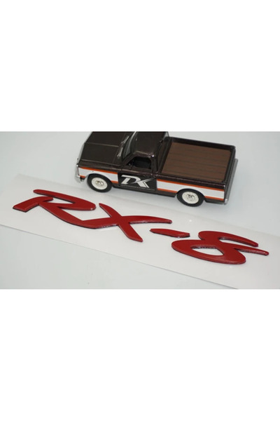 EDEXPORT Mazda RX-8 Kırmızı ABS Bagaj Yazı Logo Arma