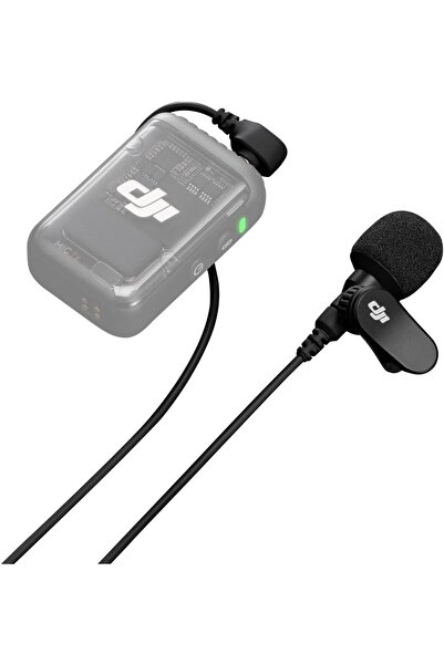 DJI Lavalier Mic (DJILAVMIC) - Omnidirectional 3.5mm TRS, Black