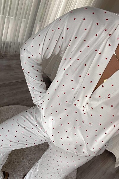 MJAMASS Modal Combed Cotton Heart Pajama Set