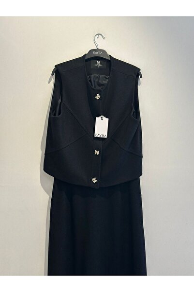 Kayra Piece Stitched Wool Skirt Suit