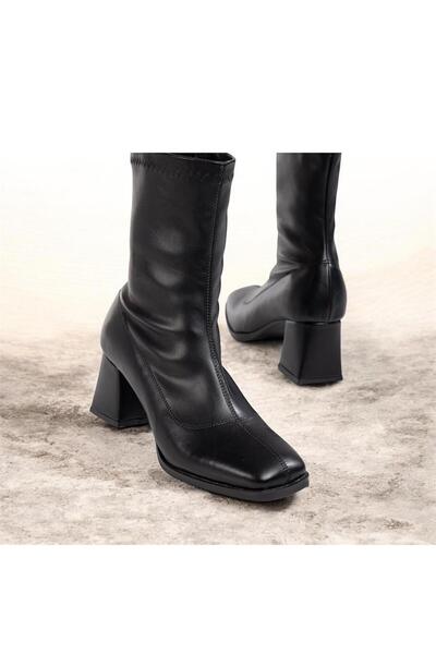 Lion μαύρες γυναικείες μπότες`μποτάκια