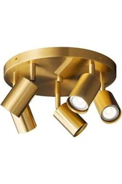 Rsylight Ryslight 5li Eskitme Kaplama Retro Metal 180 Derece Harekli Led Spot...