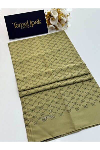 Siyane Dvostrano Pamuk Žakard monogram šal