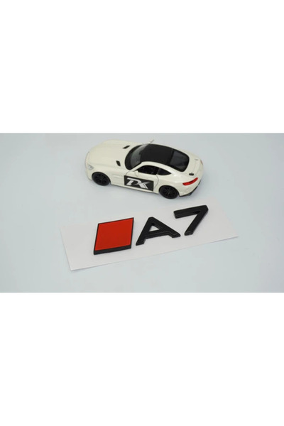 EDEXPORT A7 2025+ Bagaj Kırmızı Siyah 3M Yazı Logo Audi İle Uyumlu