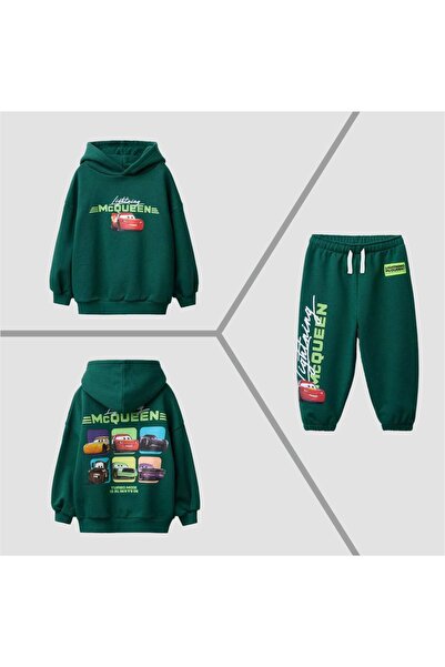 Alvadonna Mc Queen Hooded Boys' Bottom and Top Set